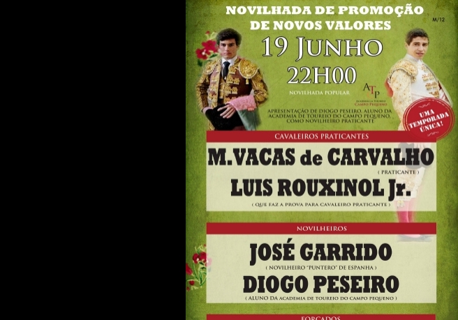CARTEL NOVILHADA CAMPO PEQUENO