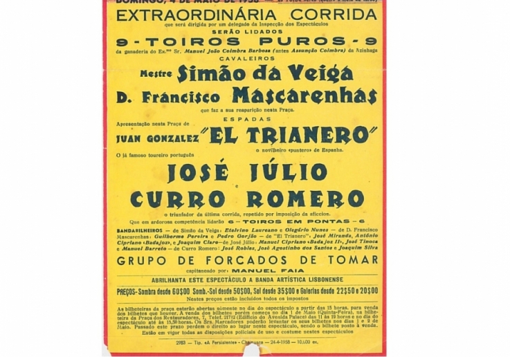 CURRO ROMERO CORRIDA CAMPO PEQUENO